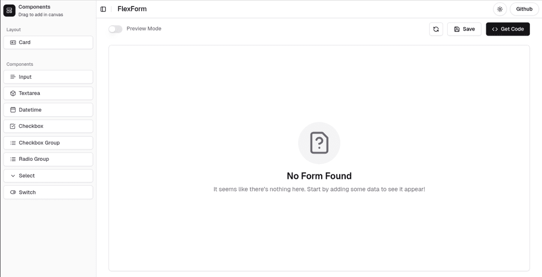 FlexForm - UI based form builder